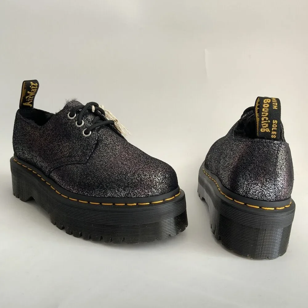 Dr. Martens black distressed